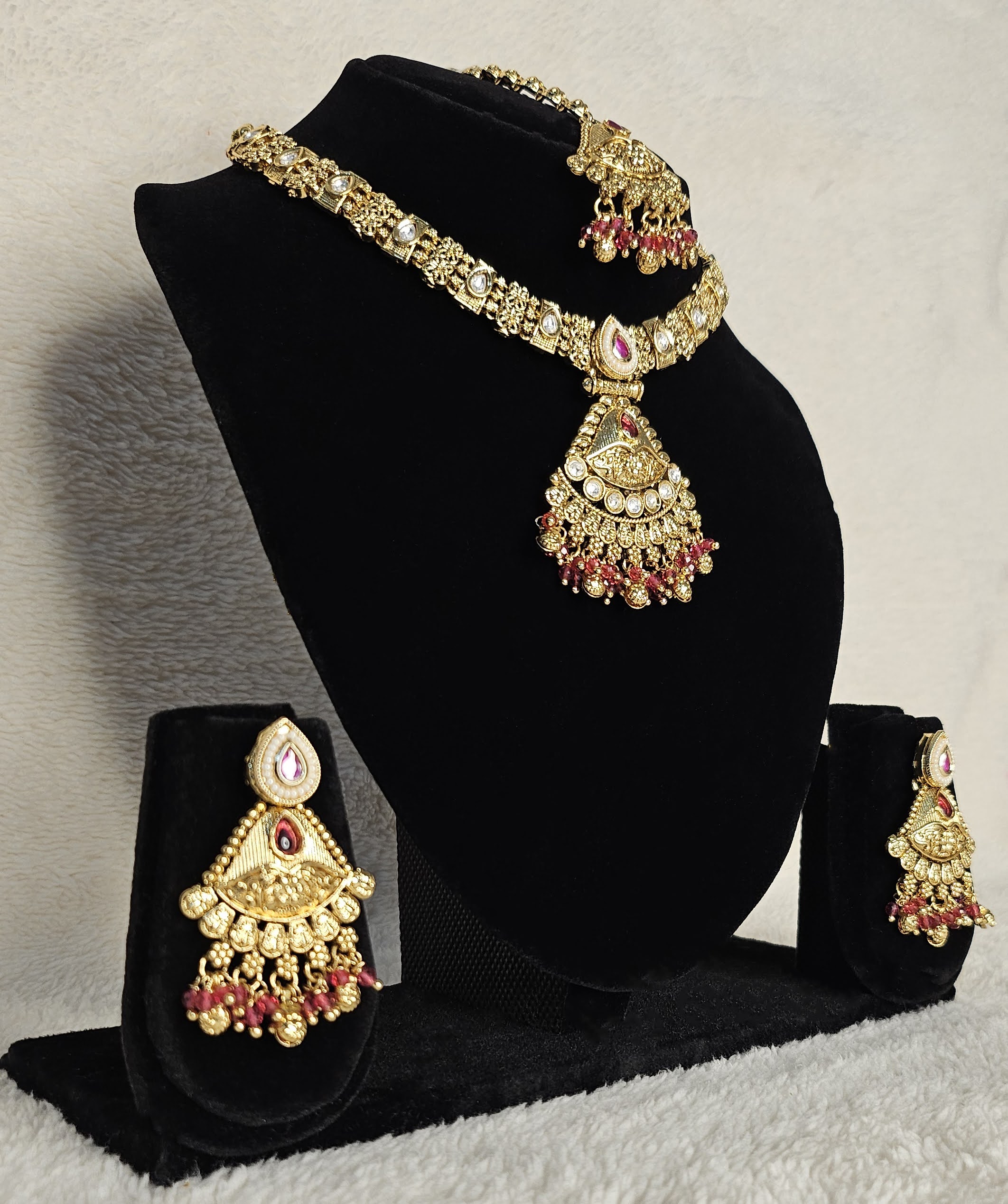Heritage Antique Necklace & Maagtikka Set - Image 3