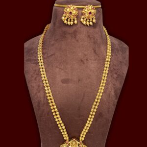 Antique Ruby Temple Haram Set
